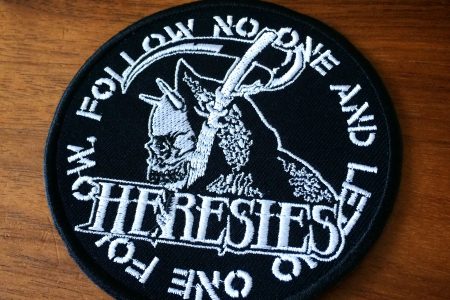 HERESIES DEATH FOLLOW NO ONE Embroidery Patch
