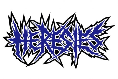 HERESIES MIDNIGHT RIDER BLUE LOGO